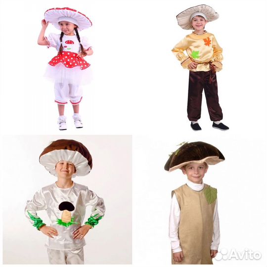 Костюмы грибов (напрокат)