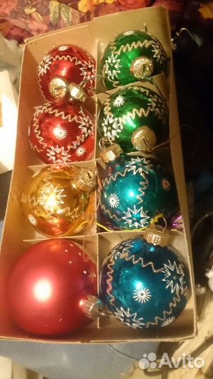 Игрушки елочные СССР разные винтаж антиквариат