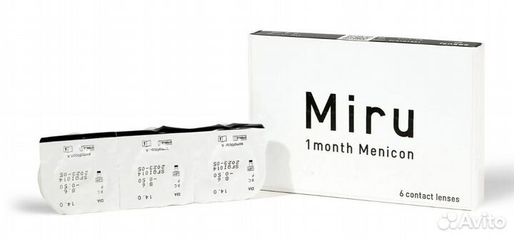 Контактные линзы Miru Menicon 1 Month 