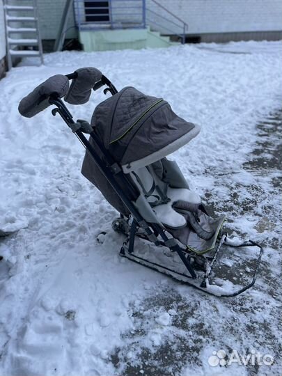 Детские санки коляска