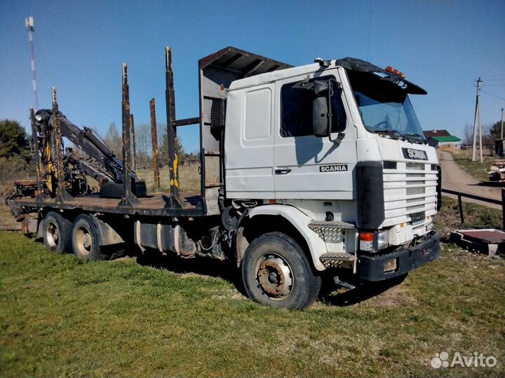 Scania 142H с КМУ, 1995