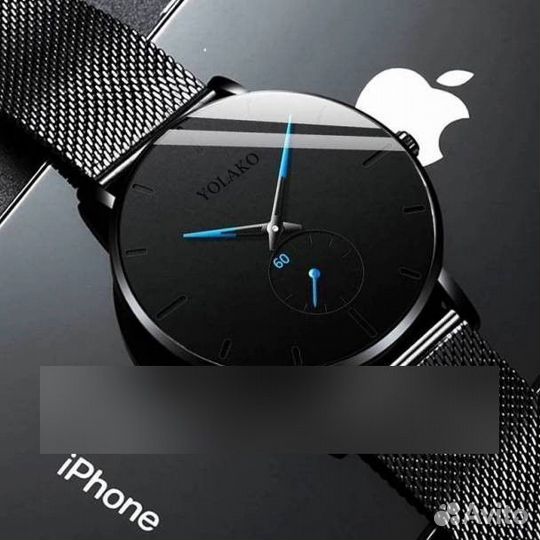 Часы наручные yolako Мужские кварцевые, модные бре