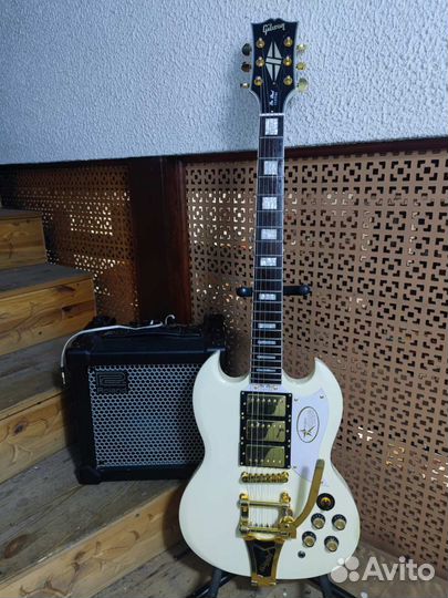 Gibson SG 63 Custom 3 PU Maestro CW электрогитара