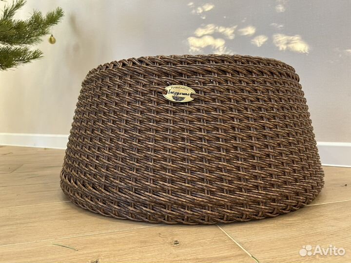 Плетеная юбка для елки