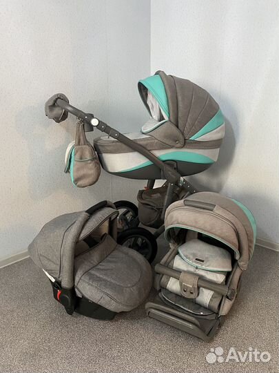 Коляска 3 в 1 Adamex Barletta New