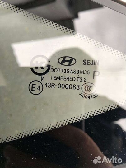 Форточка задняя Hyundai I40 (2012-2017г)