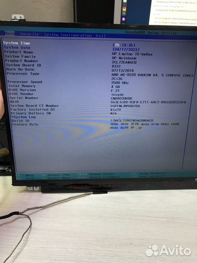 Материнская плата HP 15-bw CTL51/53 LA-E841P