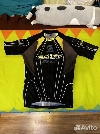Велофутболка scott с жилеткой комплект
