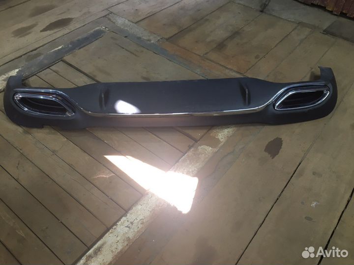 Диффузор на задний бампер mercedes W213