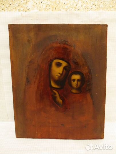 Икона Казанская Богородица. Письмо, масло