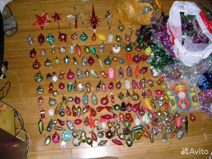 Новогодние игрушки времён СССР