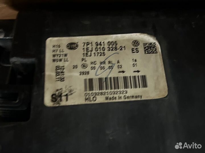 Оригиналтные Передние фары Volkswegen touareg