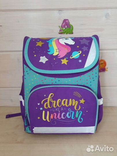 Рюкзак школьный фиолетовый