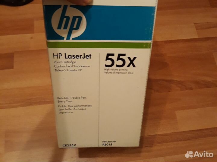 Картридж оригинальный hp ce255x новый запечатан
