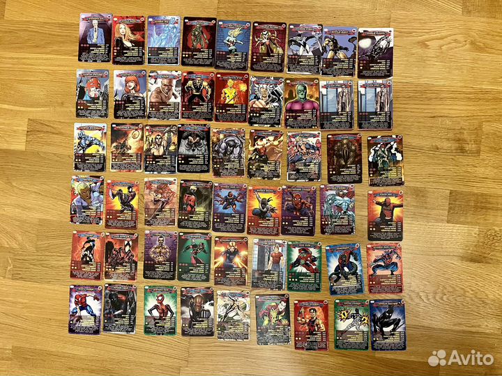 Карточки Человек Паук набор (169 карт)