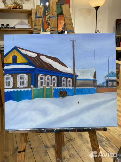 Картина маслом пейзаж