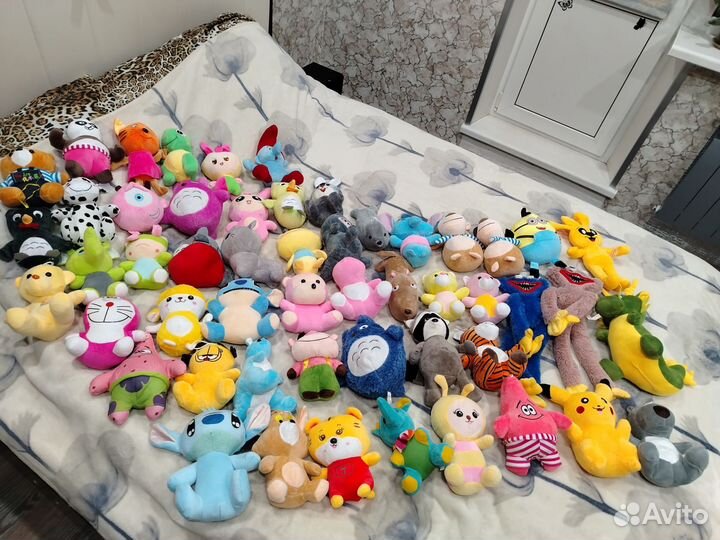 Мягкие игрушки пакетом новые