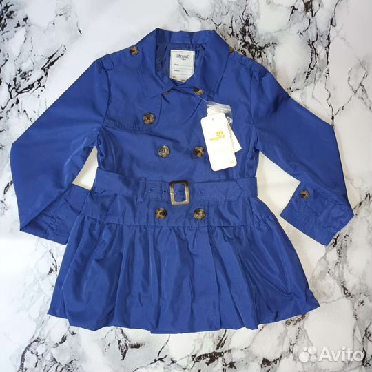 Плащ тренч для девочки 116