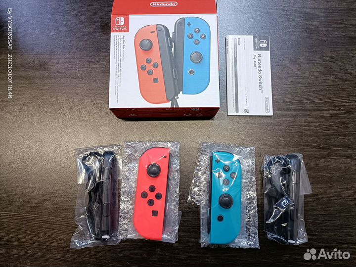 Новые джойстики Nintendo Switch Joy-Con controller