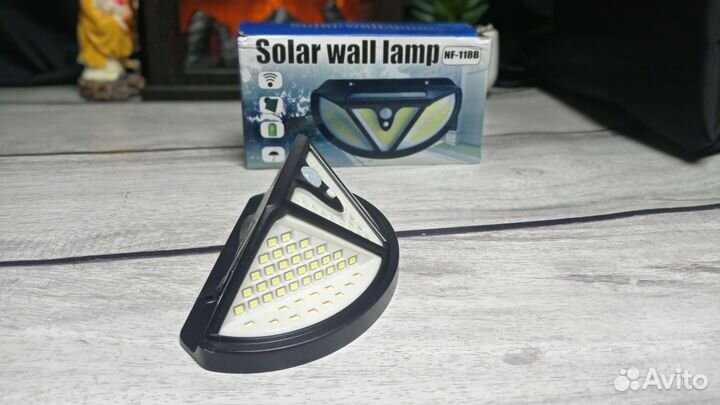 Уличный фонарь с датчиком движения солнечный