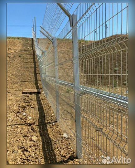 Сетка для забора 3d