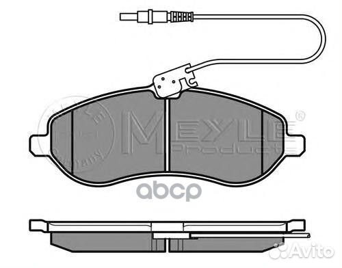 Колодки тормозные PSA/fiat/toyota jumpy/scudo/E