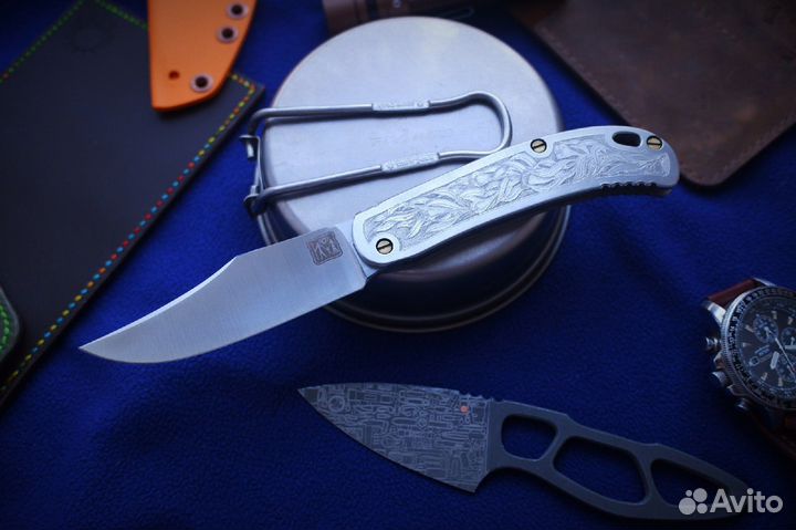 Складной нож Цветы малый, 1-й Цех