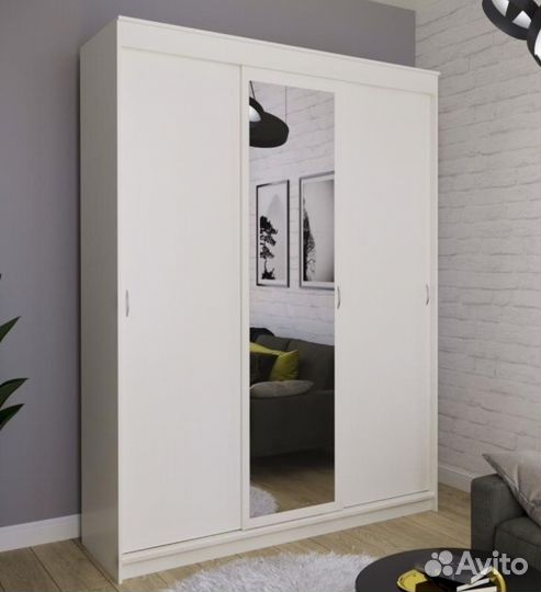 Шкаф Миллениум 3-х дверный с зеркалом