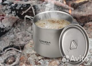 Титановая посуда, кружка, миска, ложка сверхлегкие