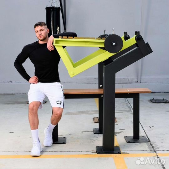 Уличный тренажер Жим лежа с переменной нагрузкой
