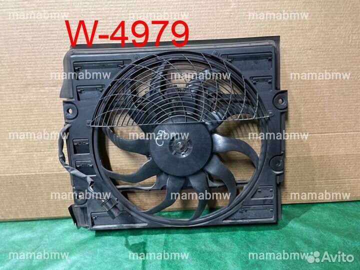 Вентилятор охлаждения 4 pin дорест BMW E38