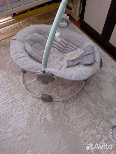 Детские качели шезлонг новорожденных