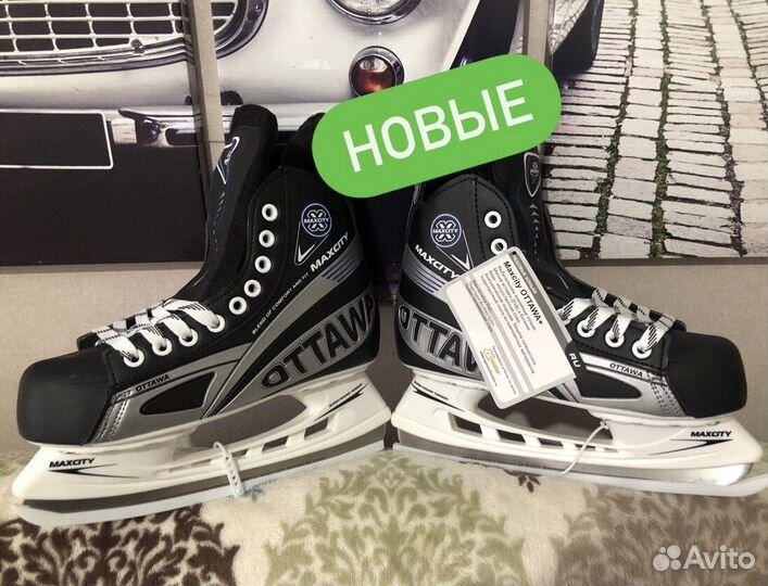 Коньки хоккейные новые