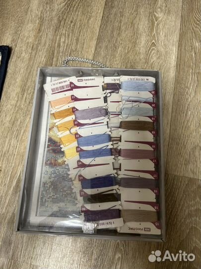 Схема и остатки ниток