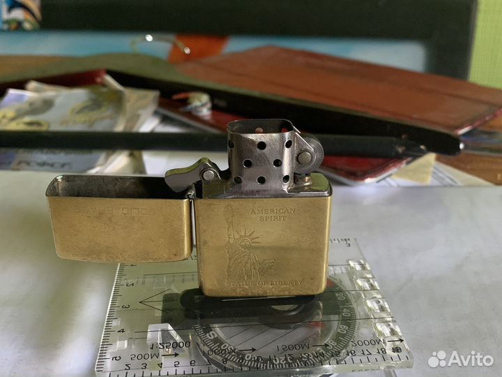 Зажигалка бензиновая zippo бу