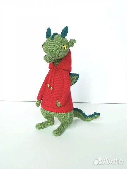 Дракон в худи сувенир подарок символ года