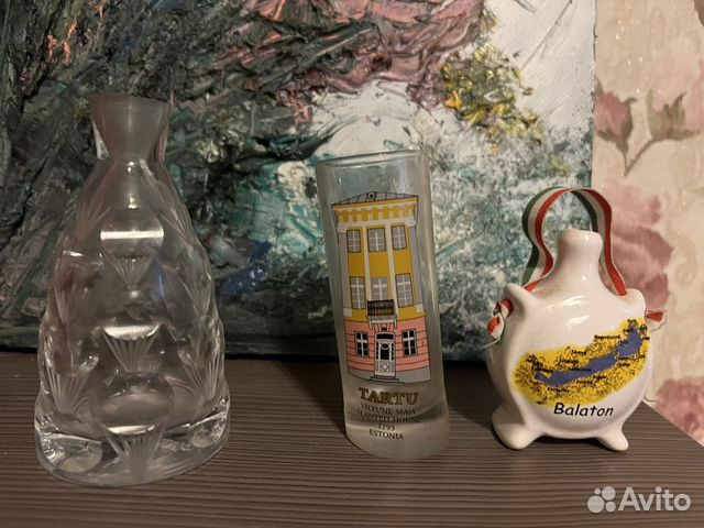 Стопка сувенирная Город Тарту и 2 графинчика