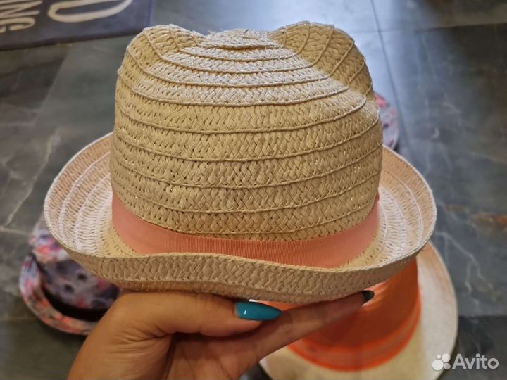 Соломенная шляпа детская