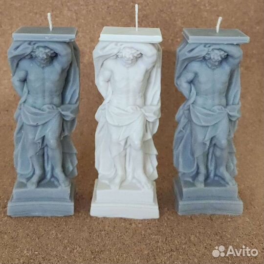 Свеча ручной работы атлант