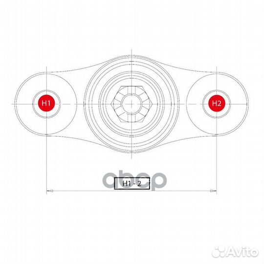 Шаровая опора SB2452, SB3542 (Старый CBT16) CB0