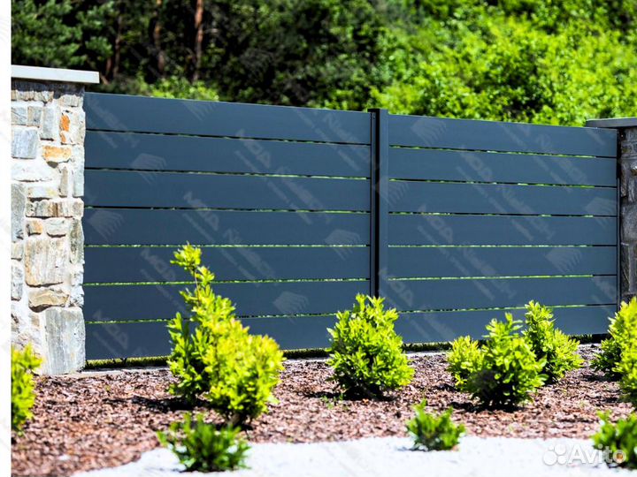 Забор Ранчо металлический