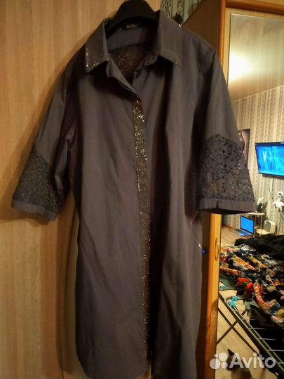 Платье рубашка женская
