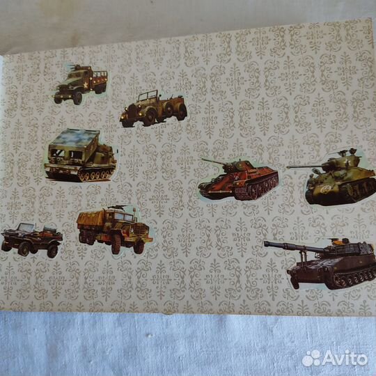 Наклейки из 90х в альбоме