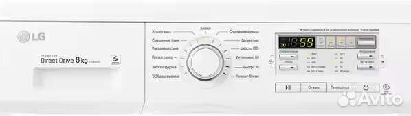 Стиральная машина LG E10B8ND загрузка 6 кг