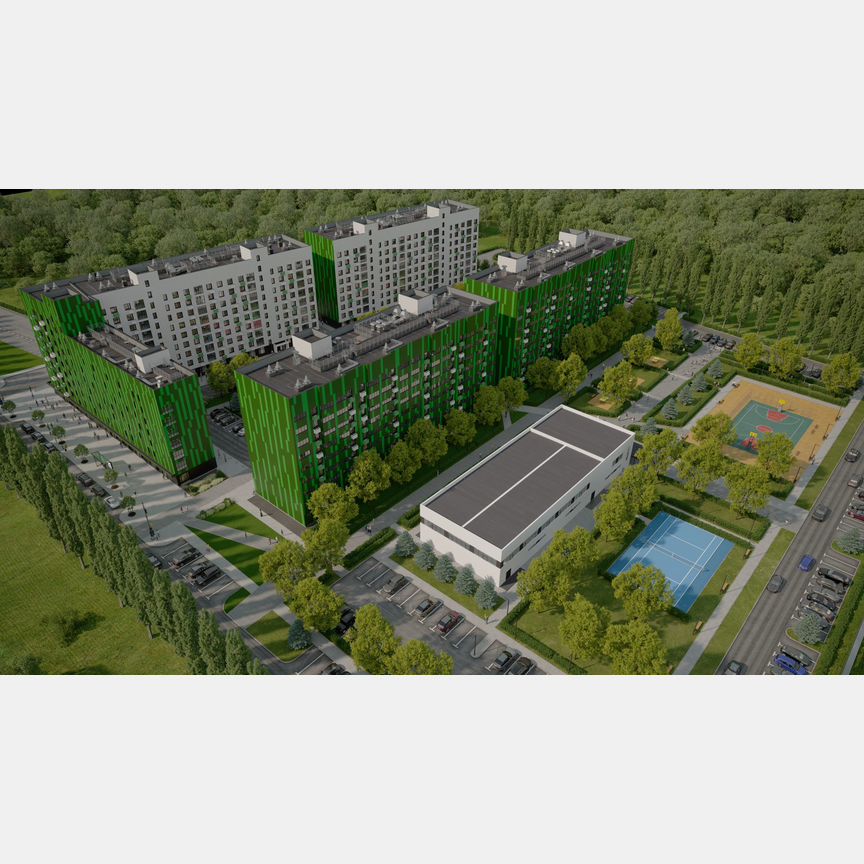 1-к. квартира, 42,7 м², 6/9 эт.