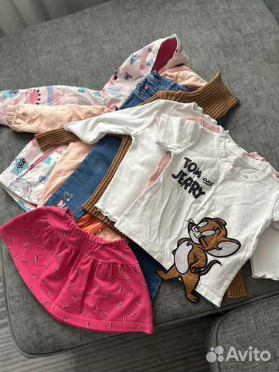 Вещи пакетом для девочки 86 92