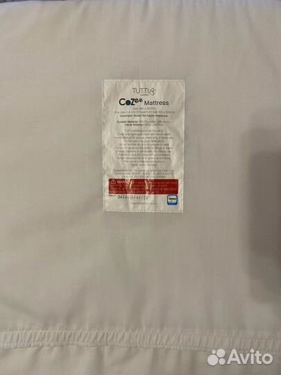 Кроватка tutti bambini cozee + матрас