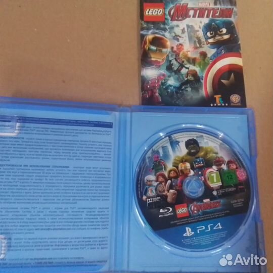 Lego marvel Мстители ps4 (в отличном состоянии)