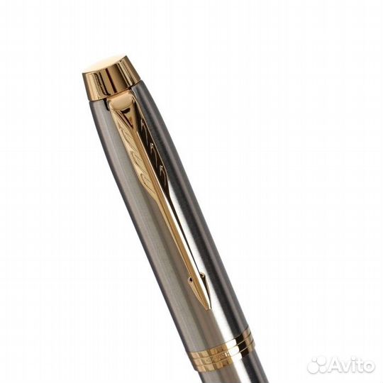 Ручка перьевая Parker IM Core Brushed Metal GT F32