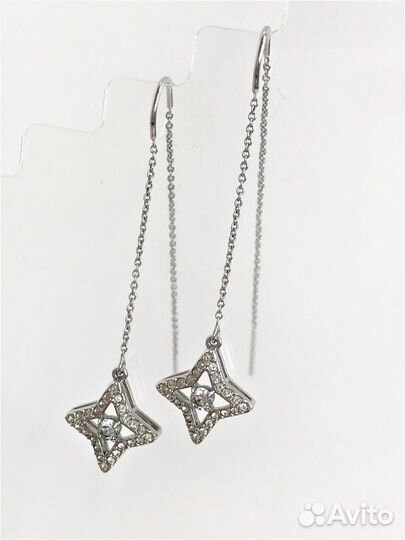 Серьги Swarovski Оригинал Подвеска Звезда